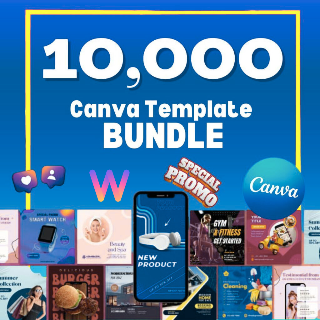 10,000+ Canva Templates